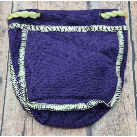 Lot of 6 Crown Royal Drawstring Mini Shooter Bags 4" Purple & Green - Picture 5 of 9